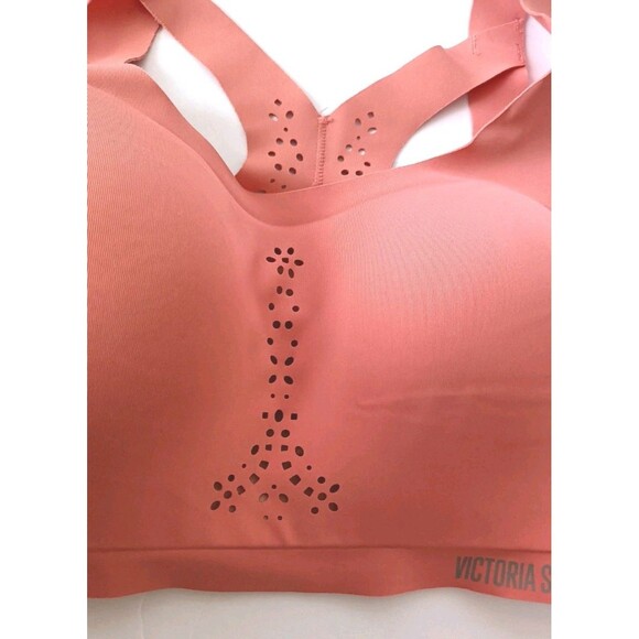 Victoria's Secret VSX Angel Max Sports Bra Size 32DD Rosebud Athleisure Sporty - Picture 9 of 9